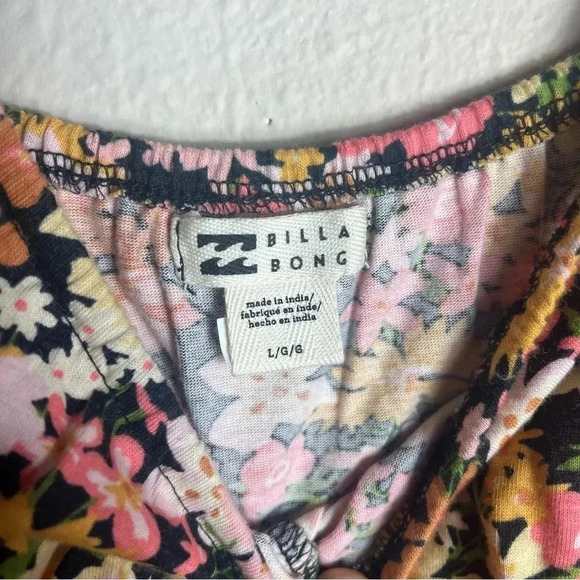 NWT Billabong Get Along Puff Sleeve Ruffle Top size L - Picture 6 of 11